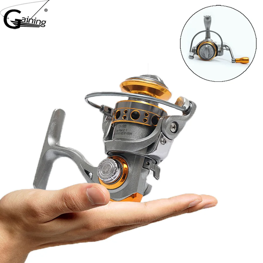 Mini Spinning Fishing Reels, Full Metal Spinning Reel, Small Ice Fishing Wheel, 12 + 1BBs, 5.2:1
Mini Spinning Fishing Reels, Full Metal Spinning Reel, Small Ice Fishing Wheel, 12 + 1BBs, 5.2:1