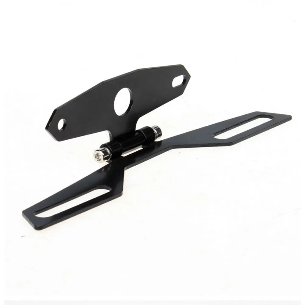 CARPRIE Motorcycle Adjustable Folding License Plate Holder Tail Rear Light Bracket Mount TJ |
