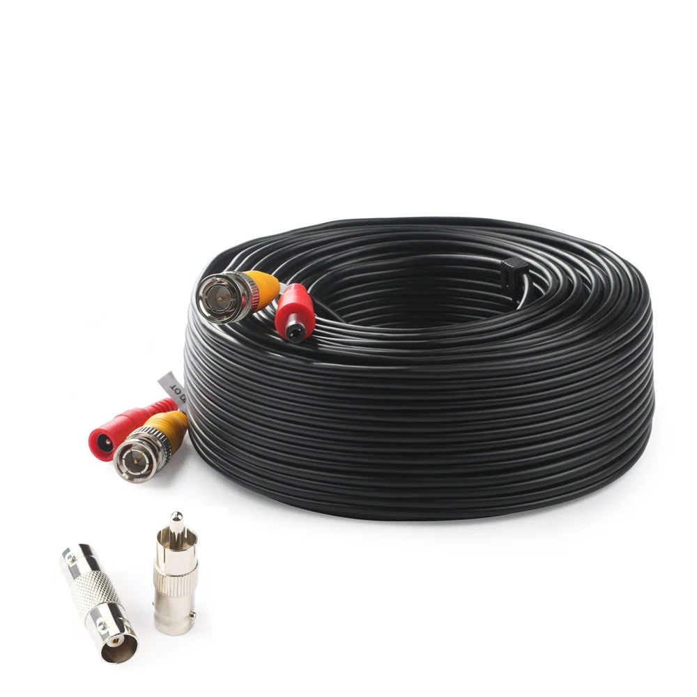 High quality BNC Video Cable Security CCTV Camera DC Power Copper Core AHD CVI Surveillance DVR System Installation Accessories
High quality BNC Video Cable Security CCTV Camera DC Power Copper Core AHD CVI Surveillance DVR System Installation Accessories