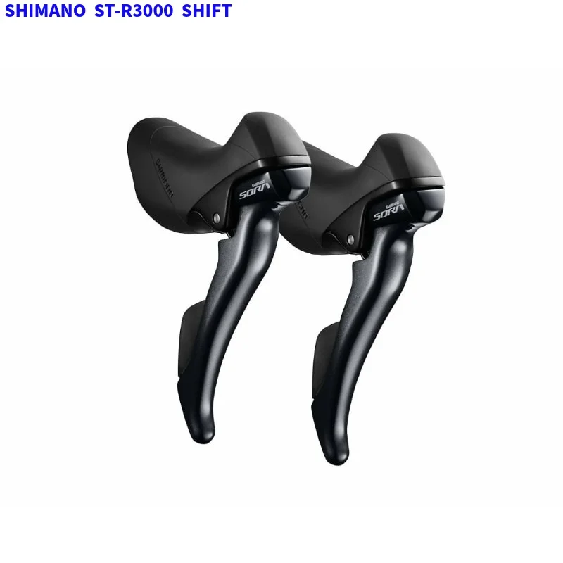 Shimano SORA R3000 Brake + Gear Lever Shifter ST-R3000 STI Road Shifter w/ Inner Cables Left 2 Speed Double / Right 9 Speed
Shimano SORA R3000 Brake + Gear Lever Shifter ST-R3000 STI Road Shifter w/ Inner Cables Left 2 Speed Double / Right 9 Speed