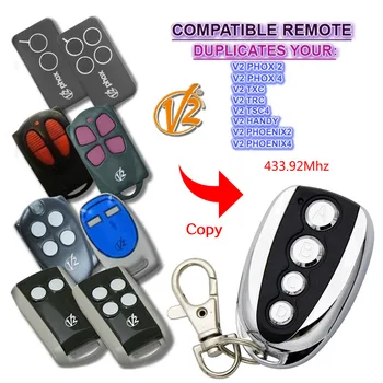 V2 remote control V2 TXC2, TXC4 ,PHOX 2, PHOX 4 remotec control Rolling code Command garage 433mhz V2 remotec
V2 remote control V2 TXC2, TXC4 ,PHOX 2, PHOX 4 remotec control Rolling code Command garage 433mhz V2 remotec