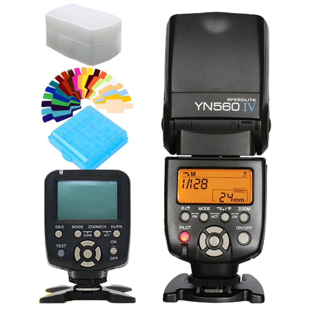 YONGNUO YN560IV YN560 IV Wireless Master Speedlite Flash YN560-IV YN-560IV + YN560TX YN560-TX Flash Controller For Canon Nikon
YONGNUO YN560IV YN560 IV Wireless Master Speedlite Flash YN560-IV YN-560IV + YN560TX YN560-TX Flash Controller For Canon Nikon
