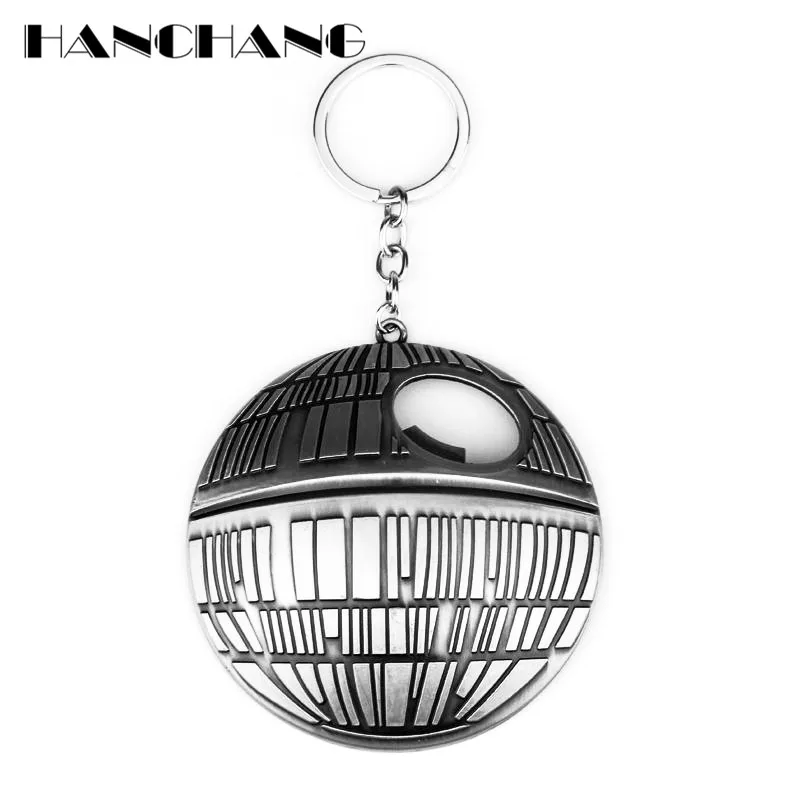 HANCHANG Star Wars Bottle Opener Keychain 2 USE EDC Tools Movie Jewelry Death Star Key Ring Key Chain chaveiro
HANCHANG Star Wars Bottle Opener Keychain 2 USE EDC Tools Movie Jewelry Death Star Key Ring Key Chain chaveiro