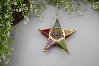 1PC Glass Candle Holders Moroccan Star Candlestick Metal Home Garden Lamps Large Hanging Tea Light Lanterns for Home Decor MK025
1PC Glass Candle Holders Moroccan Star Candlestick Metal Home Garden Lamps Large Hanging Tea Light Lanterns for Home Decor MK025