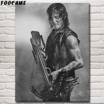 FOOCAME The Walking Dead Daryl Dixon TV Series Posters Silk Wall Art Prints Decoration Painting Decorative Pictures Living Room
FOOCAME The Walking Dead Daryl Dixon TV Series Posters Silk Wall Art Prints Decoration Painting Decorative Pictures Living Room