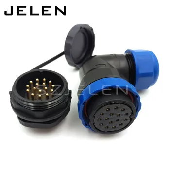 SD28 solder power cord waterproof connector 16 pin panel mount waterproof connector plug socket IP68
SD28 solder power cord waterproof connector 16 pin panel mount waterproof connector plug socket IP68