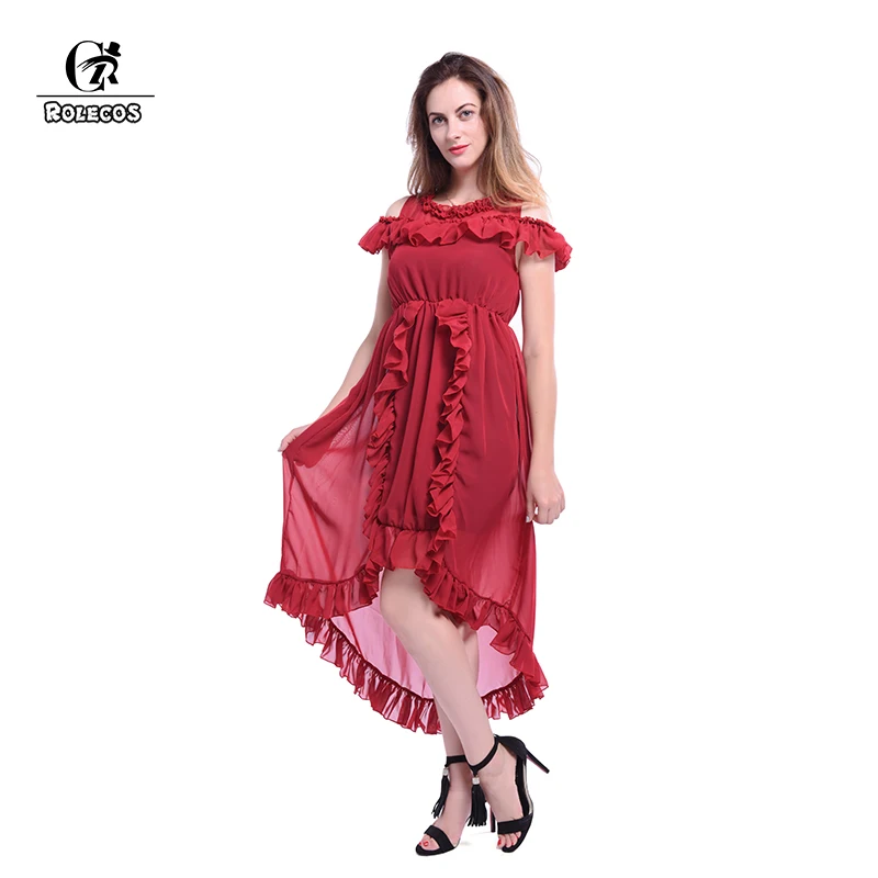 ROLECOS Women Chiffon Lolita Dresses Gothic Long Lovely Summer Dress Vintage Sexy Dress for Female Beach Party Costume
ROLECOS Women Chiffon Lolita Dresses Gothic Long Lovely Summer Dress Vintage Sexy Dress for Female Beach Party Costume