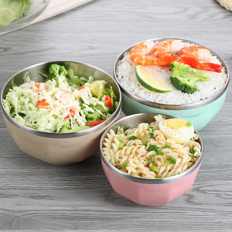 YINUO Household Travel Portable High Quality Stainless Steel Bowl Student Child Heat Insulation Rice Soup Food Tableware Bowls
YINUO Household Travel Portable High Quality Stainless Steel Bowl Student Child Heat Insulation Rice Soup Food Tableware Bowls