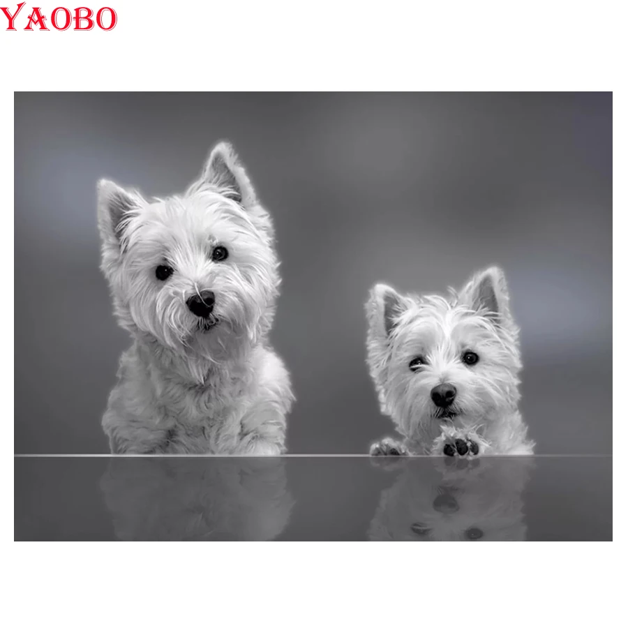 5D Diamond peinture Westie Kit