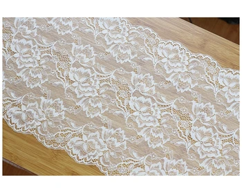 2 yards white black 30cm width Elastic lace DIY Underwear Bras Lace fabric Wedding dress clothing decorate textiles accessories
2 yards white black 30cm width Elastic lace DIY Underwear Bras Lace fabric Wedding dress clothing decorate textiles accessories