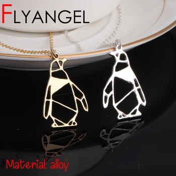 FLYANGEL Necklace Jewelry Fashion Cute Penguin Necklace Pendant High Quality Penguin Lover Gifts Women Man Accessories Gift
FLYANGEL Necklace Jewelry Fashion Cute Penguin Necklace Pendant High Quality Penguin Lover Gifts Women Man Accessories Gift