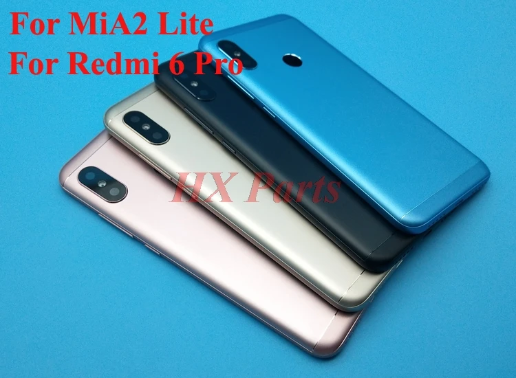For Xiaomi Redmi 6 Pro / Mi A2 Lite Back Cover Chassis Case Rear Battery Housing Door With Side Buttons + Camera Lens
For Xiaomi Redmi 6 Pro / Mi A2 Lite Back Cover Chassis Case Rear Battery Housing Door With Side Buttons + Camera Lens