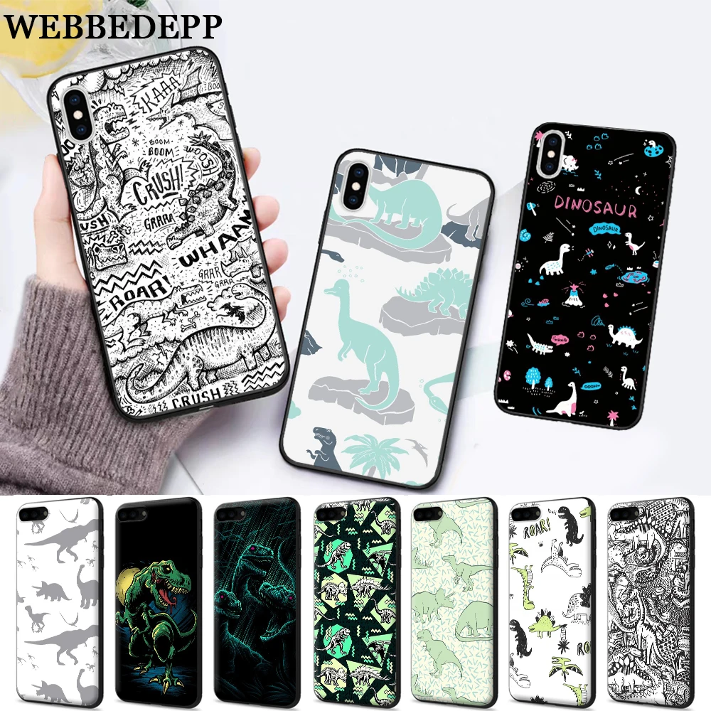 WEBBEDEPP Retro Dinosaur Silicone soft Case for iPhone 5 SE 5S 6 6S Plus 7 8 11 Pro X XS Max XR
WEBBEDEPP Retro Dinosaur Silicone soft Case for iPhone 5 SE 5S 6 6S Plus 7 8 11 Pro X XS Max XR