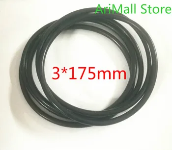20pcs Perimeter 175mm Rubber belt drive belt 3 mm motor model pulley belt spring anti static black available
20pcs Perimeter 175mm Rubber belt drive belt 3 mm motor model pulley belt spring anti static black available