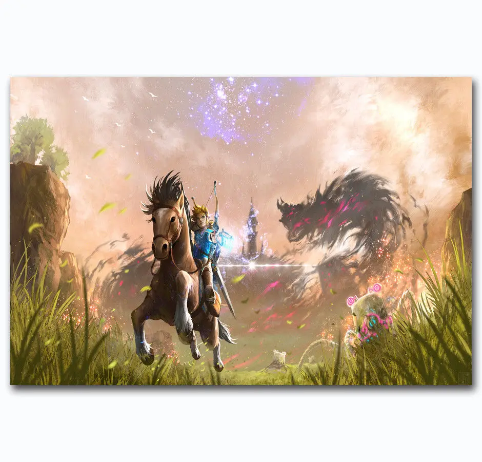 Art Print Hot New The Legend of Zelda Breath of The Wild 14x21 24x36 27x40 Inch Silk Poster Wall Canvas Decoration X-312
Art Print Hot New The Legend of Zelda Breath of The Wild 14x21 24x36 27x40 Inch Silk Poster Wall Canvas Decoration X-312