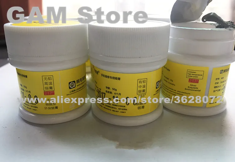 Solder Paste Phone Repair Welding Tool Mechanic Flux BGA Soldering Iron Station Lead 50g Medium Temperature M10 
Solder Paste Phone Repair Welding Tool Mechanic Flux BGA Soldering Iron Station Lead 50g Medium Temperature M10