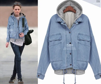 Hoodies Jacket 2019 Brand Spring Hot Sale Casual Women Outwear Fashion Blue Hooded Long Sleeve Drawstring Denim Coat
Hoodies Jacket 2019 Brand Spring Hot Sale Casual Women Outwear Fashion Blue Hooded Long Sleeve Drawstring Denim Coat