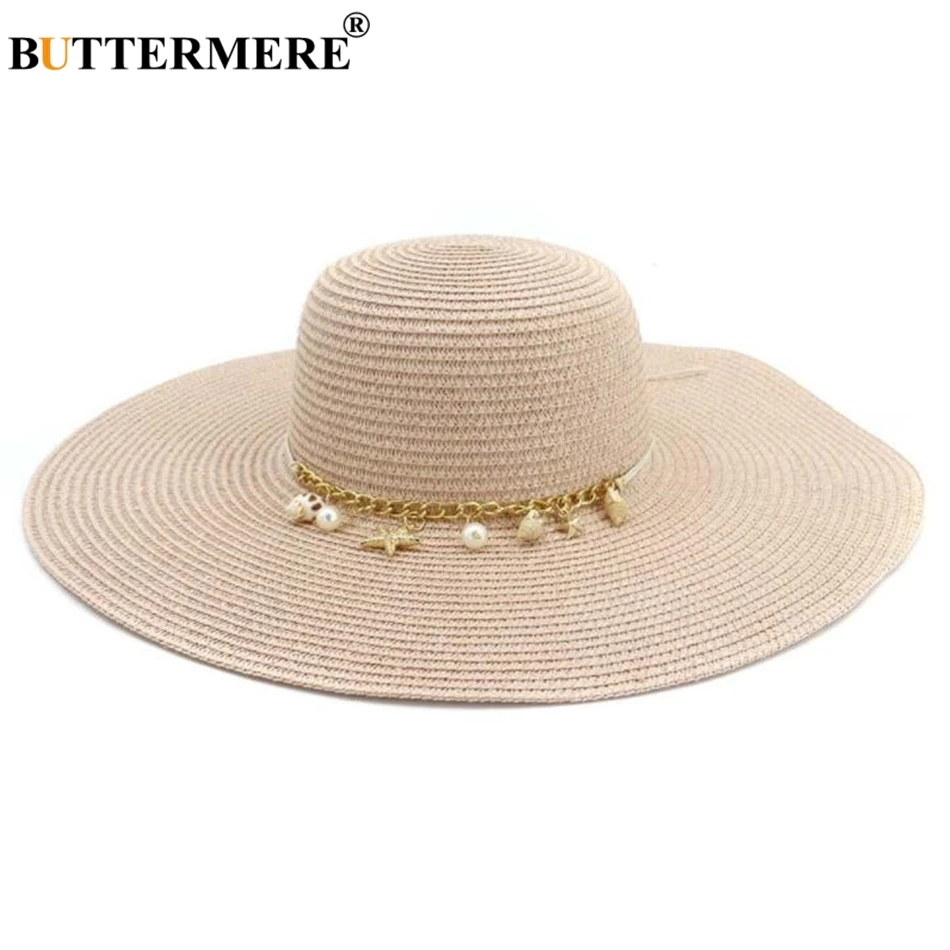 BUTTERMERE Women Brim Large Hat Summer Straw Sun Hat Pink Conch Decorated Beautiful Female Travel Beach Sun Hat Wide Brim 13cm
BUTTERMERE Women Brim Large Hat Summer Straw Sun Hat Pink Conch Decorated Beautiful Female Travel Beach Sun Hat Wide Brim 13cm