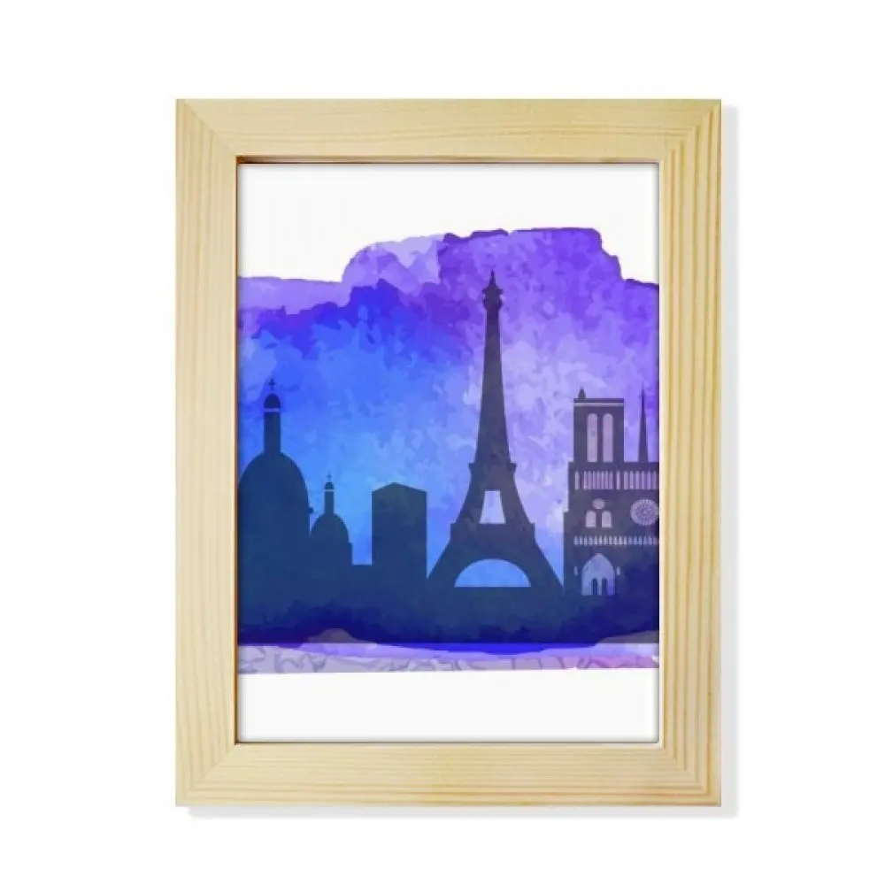 DIYthinker France Paris Tower Blue Watercolor Desktop Wooden Photo Frame Picture Art Painting 6x8 inch
DIYthinker France Paris Tower Blue Watercolor Desktop Wooden Photo Frame Picture Art Painting 6x8 inch