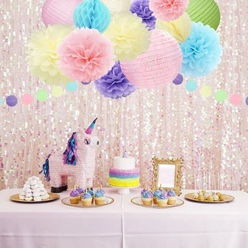 Nicro 15pcs/set Party Decoration Macaron Cream Color Hanging Paper Honeycomb Flower Lantern Garland for Wedding Birthday Kids
Nicro 15pcs/set Party Decoration Macaron Cream Color Hanging Paper Honeycomb Flower Lantern Garland for Wedding Birthday Kids