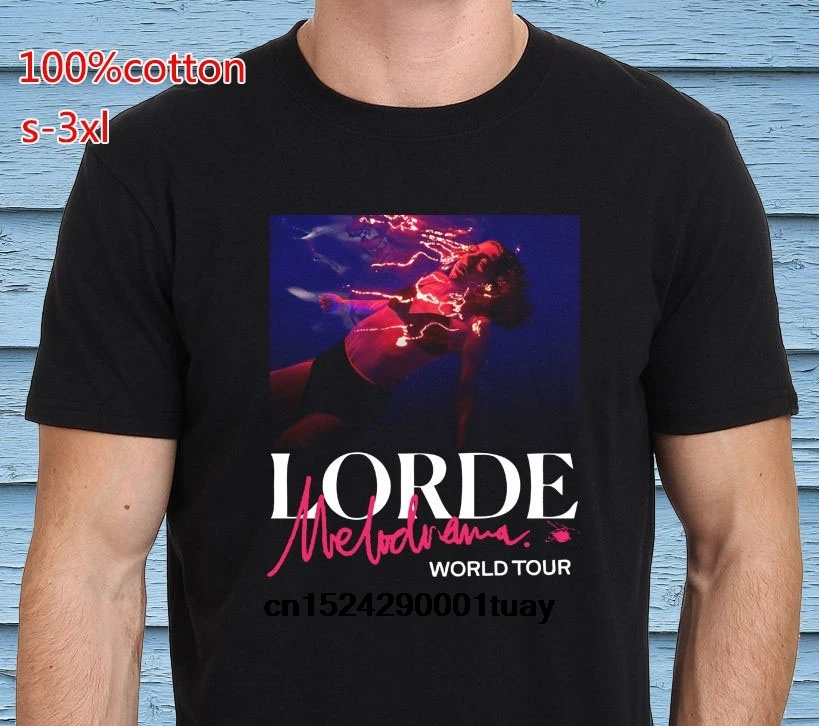 Funny Men t shirt white t-shirt tshirts Black tee Lorde Melodrama Tour 2017 Men's Black T-Shirt
Funny Men t shirt white t-shirt tshirts Black tee Lorde Melodrama Tour 2017 Men's Black T-Shirt