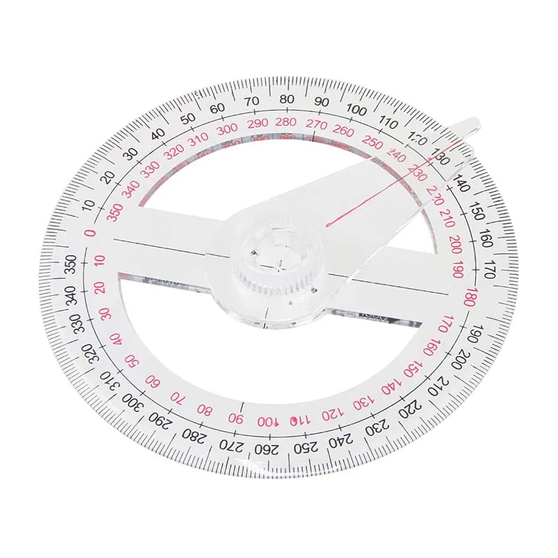 Transparent 360 Degree Pointer Protractor Circular 10cm Plastic Ruler Angle For School Office Drafting Supplies Protractor
Transparent 360 Degree Pointer Protractor Circular 10cm Plastic Ruler Angle For School Office Drafting Supplies Protractor
