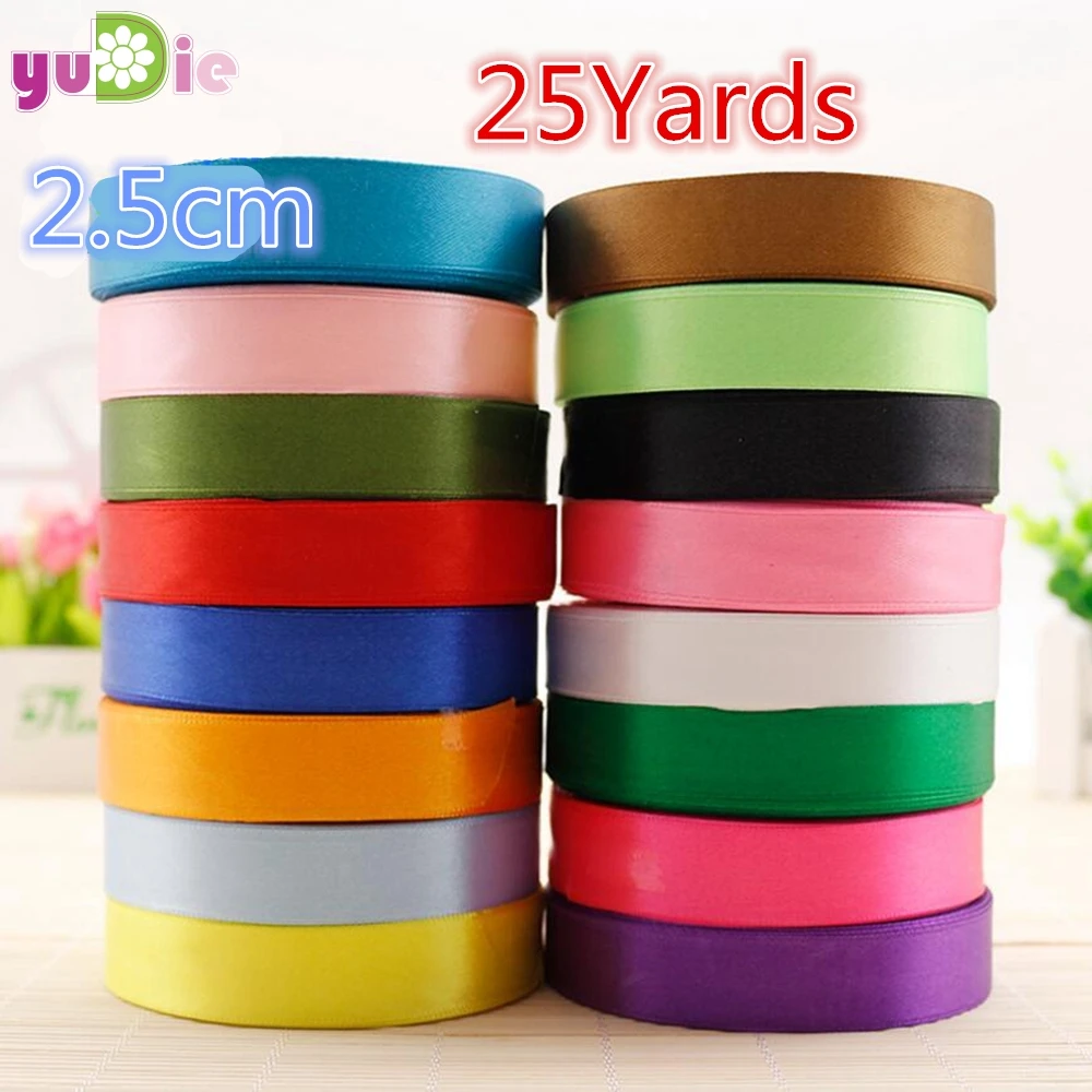 25mm 25 Yard Pretty Silk Satin Ribbon 22M Wedding Party Decoration Invitation Card Gift Wrapping Scrapbooking Supplies Riband
25mm 25 Yard Pretty Silk Satin Ribbon 22M Wedding Party Decoration Invitation Card Gift Wrapping Scrapbooking Supplies Riband