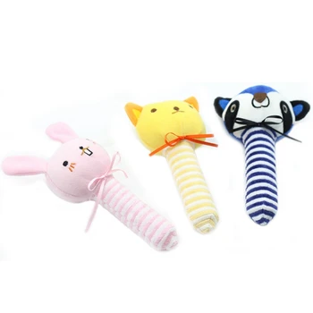 Newborn Infant Baby Soft Plush Hand Grasping Toys Infant Cute Cartoon Bell Rattles Educational Toys For Babies
Newborn Infant Baby Soft Plush Hand Grasping Toys Infant Cute Cartoon Bell Rattles Educational Toys For Babies