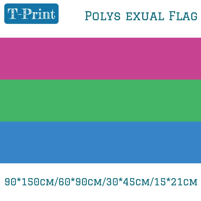 60*90cm 30*45cm 15*21cm Banner Flying 150*90cm Flag Polysexual Pride Flag For Party Bar LGBT
60*90cm 30*45cm 15*21cm Banner Flying 150*90cm Flag Polysexual Pride Flag For Party Bar LGBT