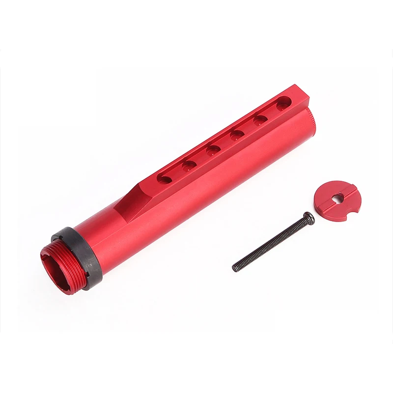 High Quality CNC 6 Position Red Stock Pipe For Airsoft AEG M4/M16 Hunting Accessories
High Quality CNC 6 Position Red Stock Pipe For Airsoft AEG M4/M16 Hunting Accessories
