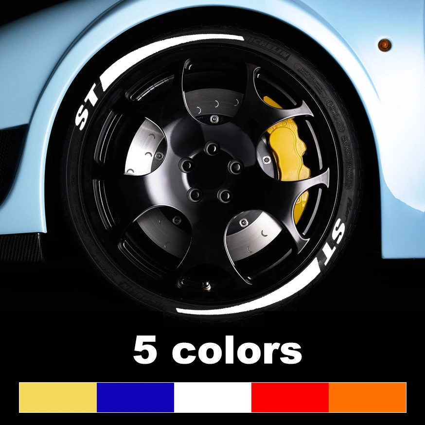 3D ST logo Auto Motorcycle Tire Stickers Personalized alphabet sticker decoration wheel label for FORD FIESTA FOCUS MONDEO
3D ST logo Auto Motorcycle Tire Stickers Personalized alphabet sticker decoration wheel label for FORD FIESTA FOCUS MONDEO