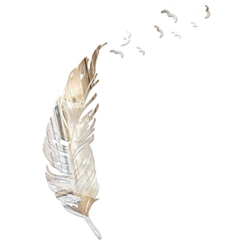 Creative 3D acrylic colorful Feather wall sticker bedroom bedside living room sofa background wall children's room kindergarten
Creative 3D acrylic colorful Feather wall sticker bedroom bedside living room sofa background wall children's room kindergarten