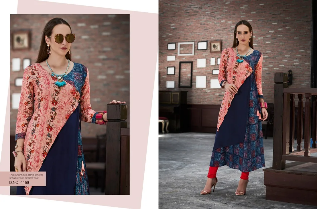 Indian Pakistan Clothing Tradition Cotton Kurta Bollywood Designer Stylish Tunic Digital Printed Top Dress Daily Party Wear
Indian Pakistan Clothing Tradition Cotton Kurta Bollywood Designer Stylish Tunic Digital Printed Top Dress Daily Party Wear