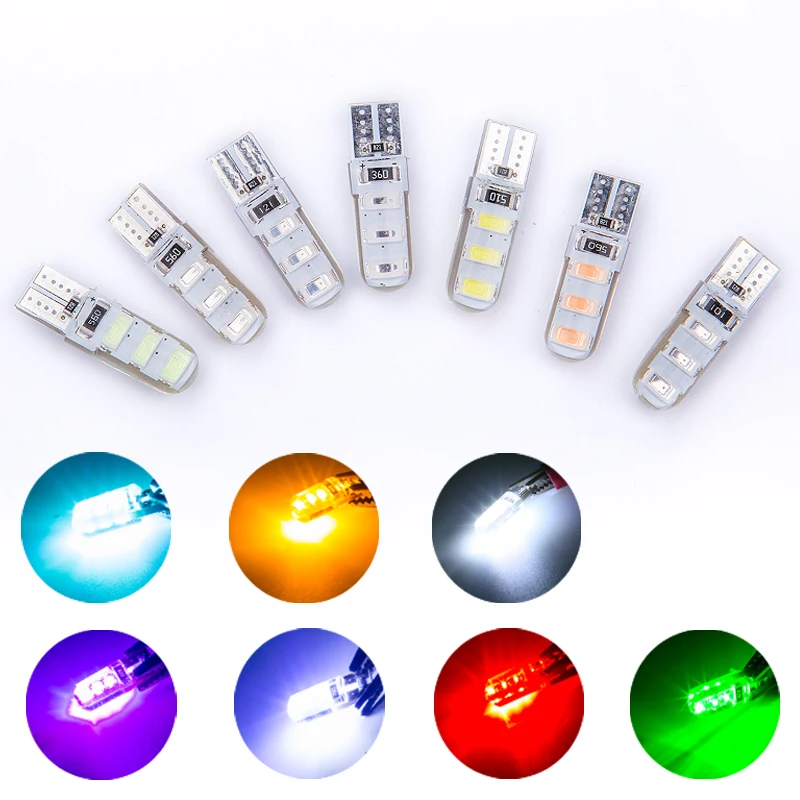 100pcs New Car LED T10 194 5730 W5W Canbus 6SMD 4010+Silicone shell LED Lights Bulb No Error Led Parking Fog light Auto No Error
100pcs New Car LED T10 194 5730 W5W Canbus 6SMD 4010+Silicone shell LED Lights Bulb No Error Led Parking Fog light Auto No Error