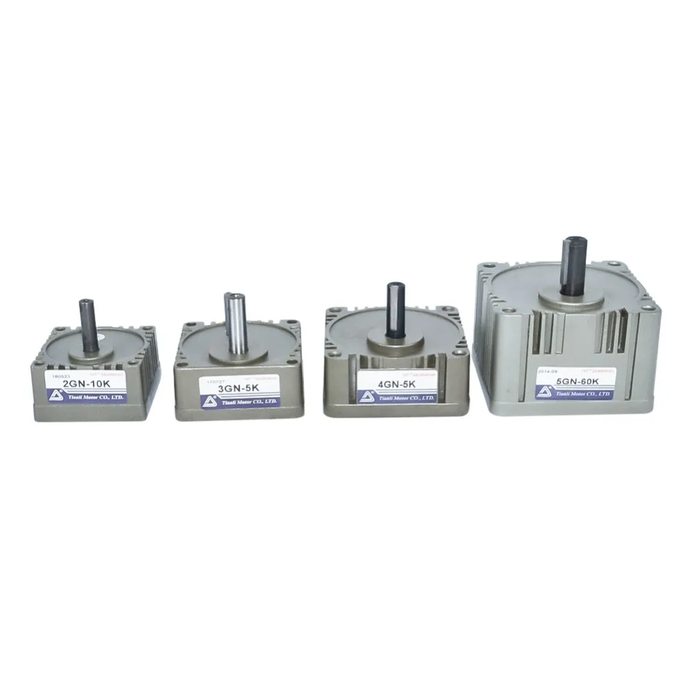 Gear Head Box 2GN 3GN 4GN 5GN Reducer Output Shaft 8mm 10mm 12mm 3K~180K for AC Induction Motor 
Gear Head Box 2GN 3GN 4GN 5GN Reducer Output Shaft 8mm 10mm 12mm 3K~180K for AC Induction Motor
