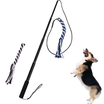 Extendable Dog Cat Teaser Flexible Dog Teasing Stick Dog Puppy Toys Interactive Toys Rope Toy Pet Training Stick with Two Heads
Extendable Dog Cat Teaser Flexible Dog Teasing Stick Dog Puppy Toys Interactive Toys Rope Toy Pet Training Stick with Two Heads