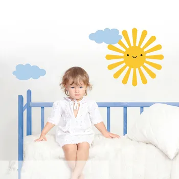 Smiling Sun Clouds Wall Stickers For Kids Room Baby Wall Art Decals Vinilos Paredes 3d Poster Vinyl Custom Color Wallpaper D945
Smiling Sun Clouds Wall Stickers For Kids Room Baby Wall Art Decals Vinilos Paredes 3d Poster Vinyl Custom Color Wallpaper D945