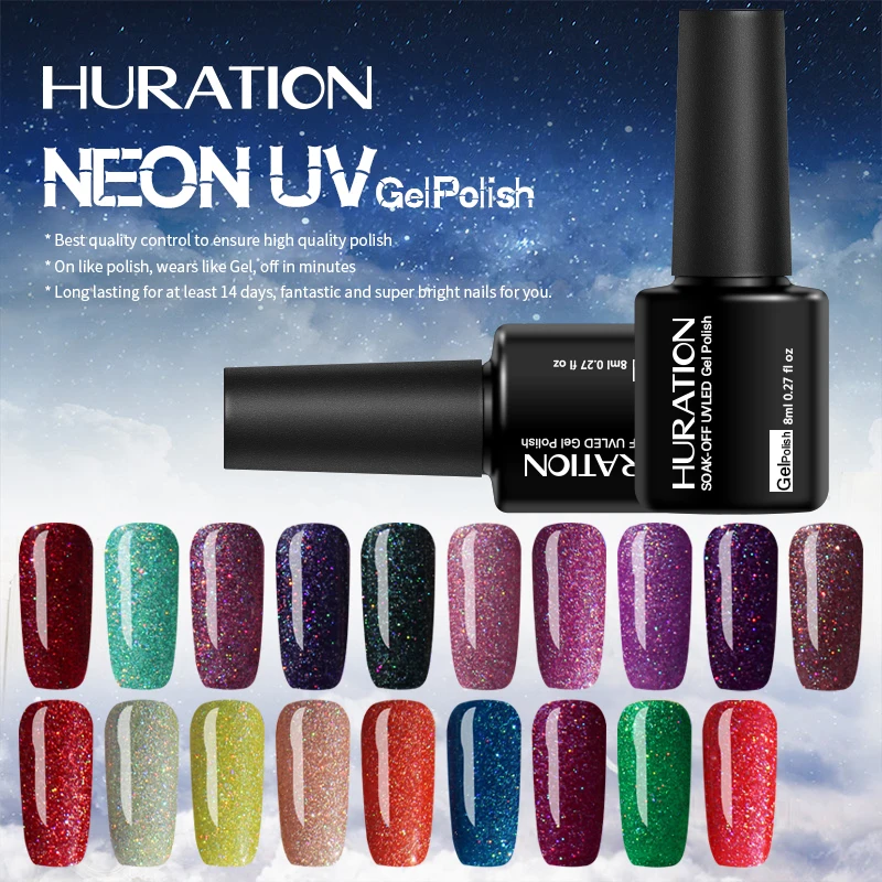 Huration 8ml Hot Sale Neon UV Gel Polish DIY Nail Art Set Candy 19 Colors Gel Nail Polish All for Manicure Soak Off Gel Lacquer
Huration 8ml Hot Sale Neon UV Gel Polish DIY Nail Art Set Candy 19 Colors Gel Nail Polish All for Manicure Soak Off Gel Lacquer