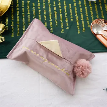 Pink Embroidery Velvet Tissue Storage Bag with Tassel Vogue Paper Tower Bag Organizer Draw Paper Storage Container for Home Car
Pink Embroidery Velvet Tissue Storage Bag with Tassel Vogue Paper Tower Bag Organizer Draw Paper Storage Container for Home Car
