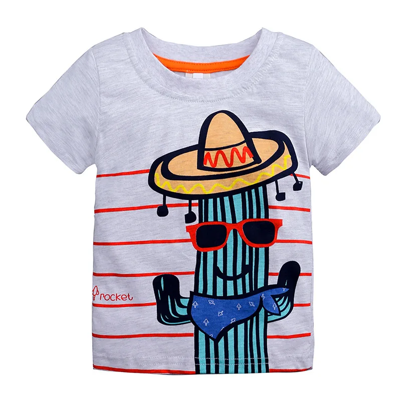 Cute 2018 Summer Kids T Shirts 100% Cotton Boys Tops Cartoon Cactus Baby Tees O-neck Pullovers 
Cute 2018 Summer Kids T Shirts 100% Cotton Boys Tops Cartoon Cactus Baby Tees O-neck Pullovers