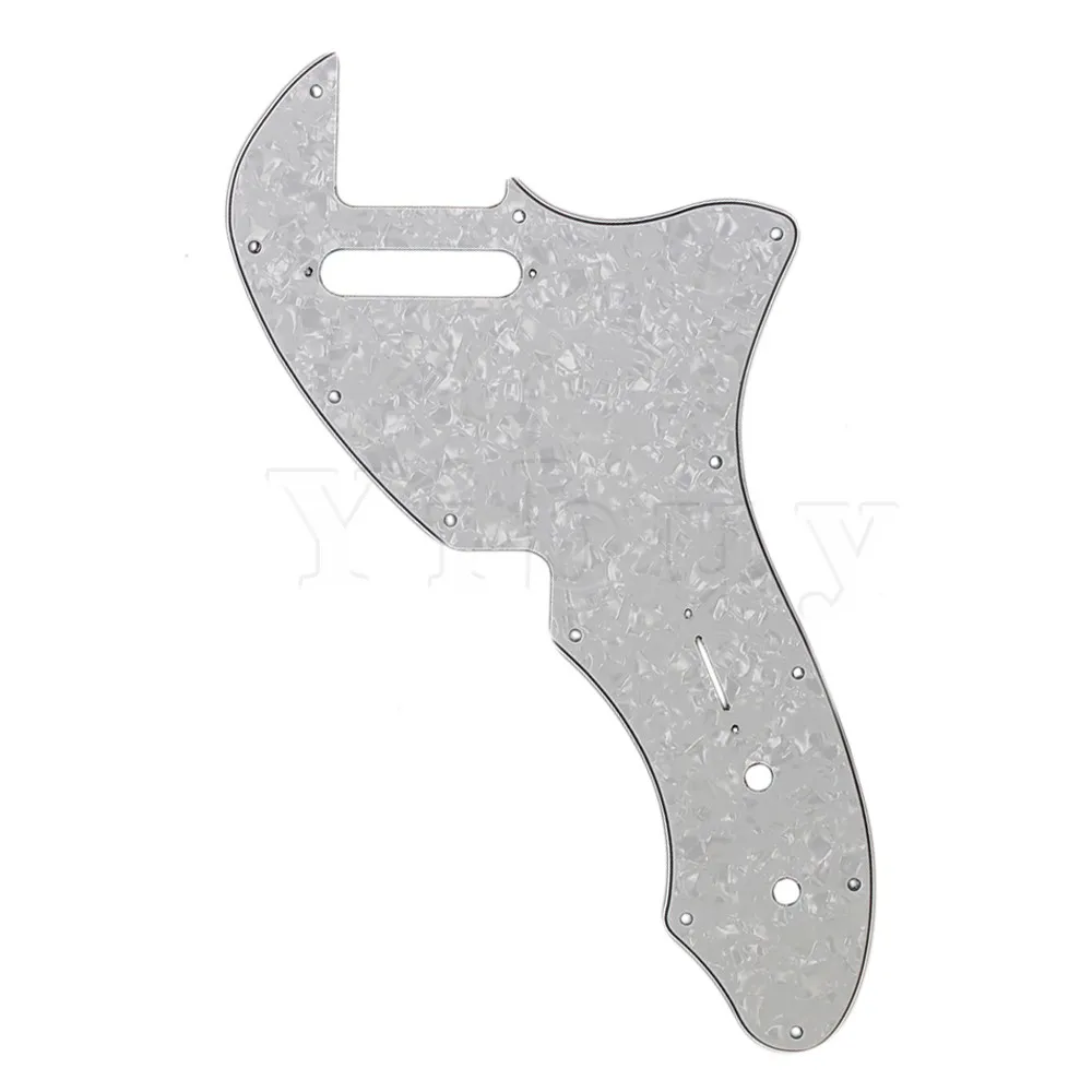 Yibuy White Pearl Color 4 Ply Guitar Pickguard for Electric Guitar Parts
Yibuy White Pearl Color 4 Ply Guitar Pickguard for Electric Guitar Parts