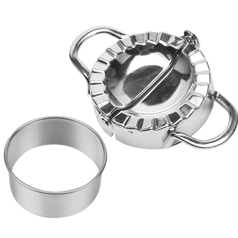 Stainless Steel Dumpling Mould Cutter Dumpling Wrapper Maker Dough Presser Making Machine Kitchen Cooking Pastry Tools Mayitr L4
Stainless Steel Dumpling Mould Cutter Dumpling Wrapper Maker Dough Presser Making Machine Kitchen Cooking Pastry Tools Mayitr L4