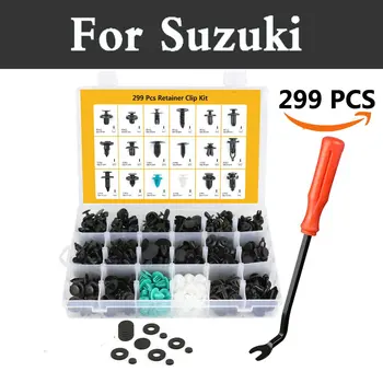 299x Car Fasteners Retainers Push Rivet Trim Fastener Moulding Clip For Suzuki Aerio Baleno Celerio Cervo Escudo Grand Vitara
299x Car Fasteners Retainers Push Rivet Trim Fastener Moulding Clip For Suzuki Aerio Baleno Celerio Cervo Escudo Grand Vitara