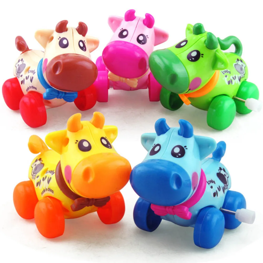 Wind Up Toys Cartoon Cows Running Crawling Kids Jumping Pull Back Clockwork Classic Car funny Gift Cartoon Animal Cute Baby kid
Wind Up Toys Cartoon Cows Running Crawling Kids Jumping Pull Back Clockwork Classic Car funny Gift Cartoon Animal Cute Baby kid