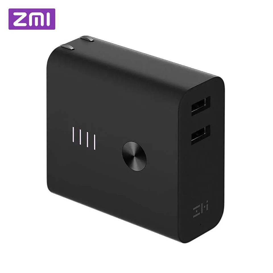 Original Xiaomi ZMI Power Bank wih Wall Charger 6500mAh Quick Charge 3.0 Two-Way Fast Charge 2-in-1 Portable Powerbank
Original Xiaomi ZMI Power Bank wih Wall Charger 6500mAh Quick Charge 3.0 Two-Way Fast Charge 2-in-1 Portable Powerbank