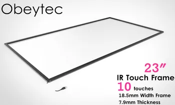 Obeytec 23" IR Touch ScreenOverly Kit, 10 touch Points, with 3mm thickness Glass, Anti-vandal, Anti-sunshine, Anti-Dust
Obeytec 23" IR Touch ScreenOverly Kit, 10 touch Points, with 3mm thickness Glass, Anti-vandal, Anti-sunshine, Anti-Dust