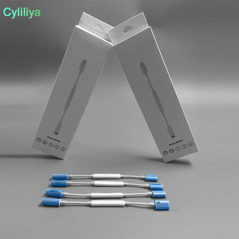 50pcs IOS11.2.6 Bluetooth Earphone Audio Adapter Cable Cord Lighting Male to 3.5mm Headphone Jack Adapter Call/Listen/Remote
50pcs IOS11.2.6 Bluetooth Earphone Audio Adapter Cable Cord Lighting Male to 3.5mm Headphone Jack Adapter Call/Listen/Remote