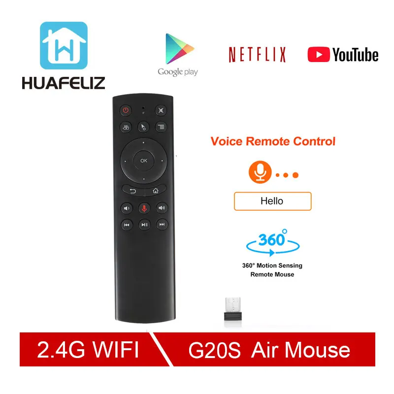 G20 Voice Control 2.4G Wireless G10 G20S Air Mouse G30 Keyboard Sensing Mini Remote Control For Android TV Box for X96max
G20 Voice Control 2.4G Wireless G10 G20S Air Mouse G30 Keyboard Sensing Mini Remote Control For Android TV Box for X96max