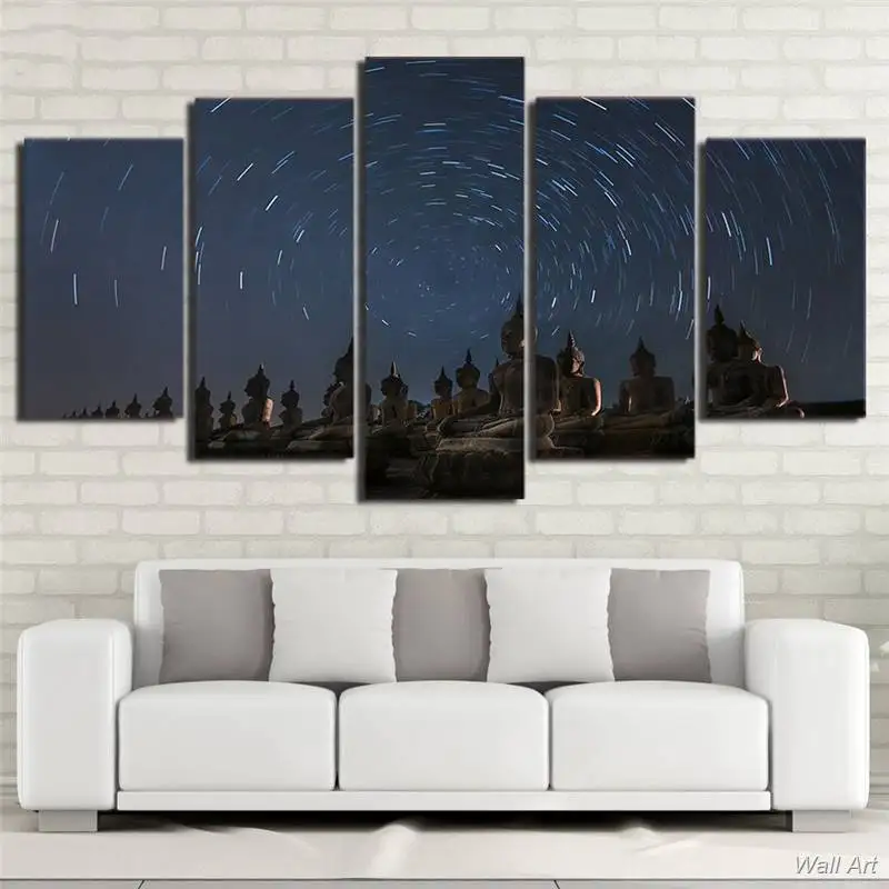 Hd Printed 5 Piece Canvas Art Buddha Painting Starry Sky Wall Pictures For Living Room Home Decor Free Shipping -92602-YP
Hd Printed 5 Piece Canvas Art Buddha Painting Starry Sky Wall Pictures For Living Room Home Decor Free Shipping -92602-YP