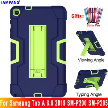 For Samsung Galaxy Tab A 8.0 2019 Case Cover P200 P205 SM-P200 SM-P205 Shockproof Drop Resistance Silicon Stand Coque Funda Case
For Samsung Galaxy Tab A 8.0 2019 Case Cover P200 P205 SM-P200 SM-P205 Shockproof Drop Resistance Silicon Stand Coque Funda Case